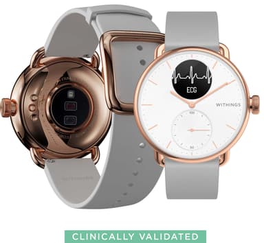 Withings ScanWatch hybrid smartklokke 38mm (rose gold)