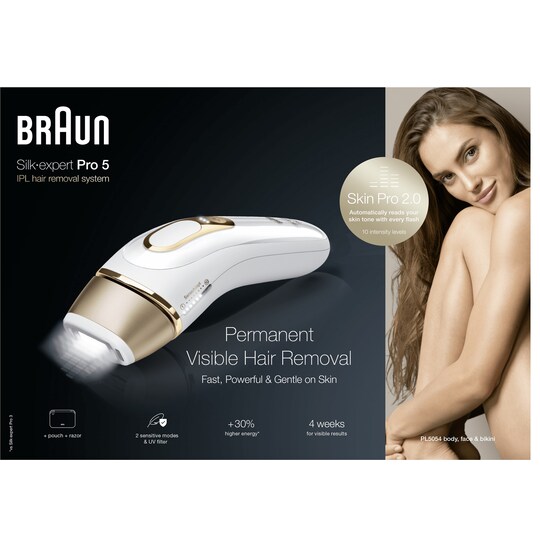 Braun Silk-Expert Pro 5 lysbasert hårfjerning PL5054