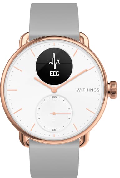 Withings ScanWatch hybrid smartklokke 38mm (rose gold)