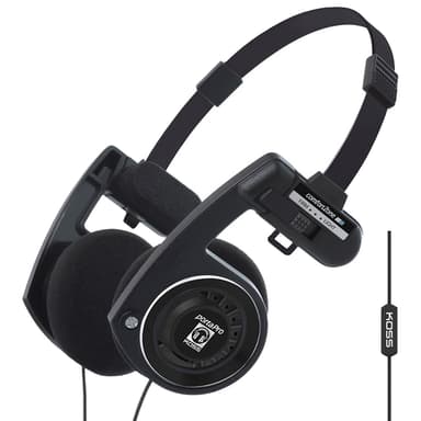 Koss PortaPro Remote on-ear hodetelefoner (sort)