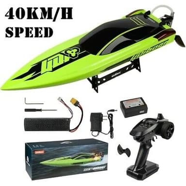 UDI Saurus RC Båt - Grønn 2.4GHz
