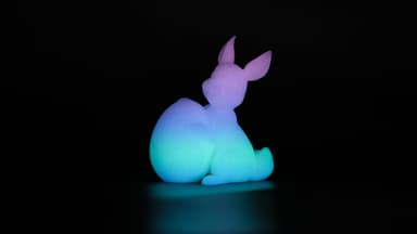 eSUN Luminous PLA 1.75mm 1kg -Rainbow Selvlysende