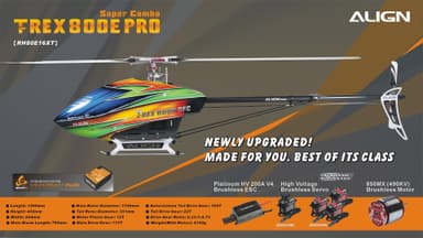 Align T-Rex 800E Pro Super Combo