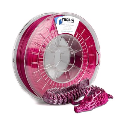 Radius Magic PLA  1.75mm 750g - Silver/Rasberry