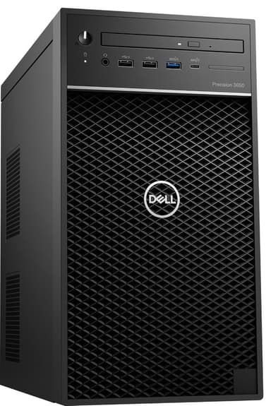 Dell Precision 3650 i7/16/512 GB stasjonær PC (sort)