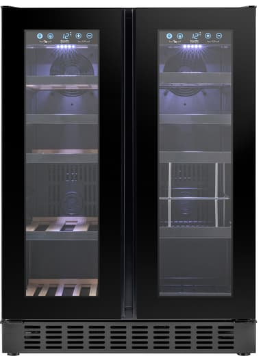 Temptech vinskap SOM2DX60DRB (sort)