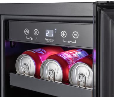 Temptech vinskap SOM2DX60DRB (sort)