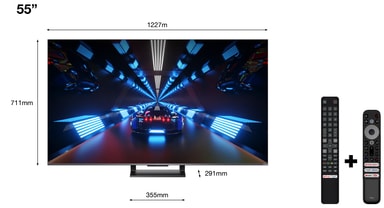 TCL 55 QLED860 4K LED TV (2022) Elkjøp
