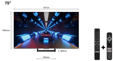 TCL 75'' QLED860 4K LED TV (2022)