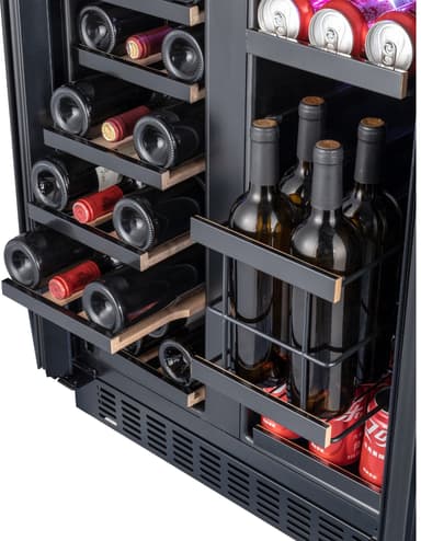 Temptech vinskap SOM2DX60DRB (sort)
