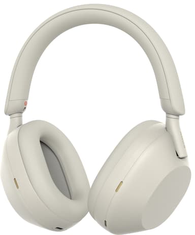 Sony WH-1000XM5 trådløse around-ear hodetelefoner (hvit)