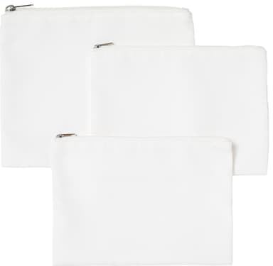 Cricut Linen Cosmetic Bags 3-pk. (Infusible Ink Blanks)