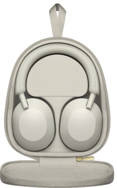Sony WH-1000XM5 trådløse around-ear hodetelefoner (hvit)