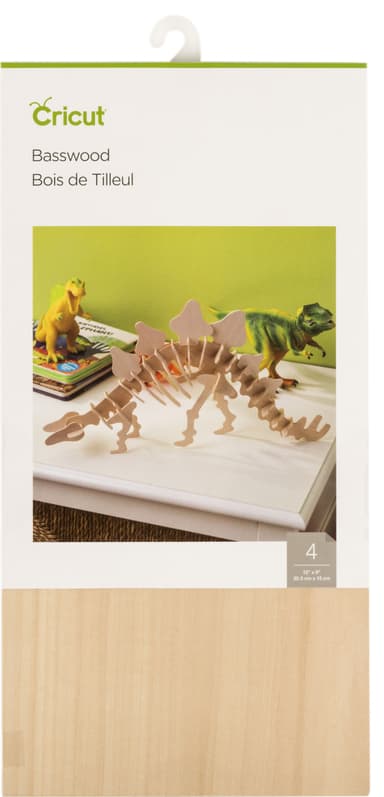 Cricut Basswood treplate 15 x 30 cm (4-pakning)