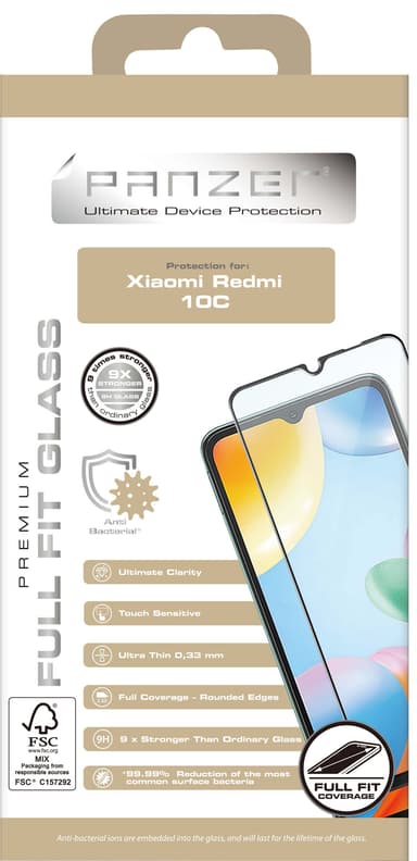 Panzer Full-Fit Glass Xiaomi Redmi 10C