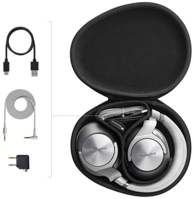 Technics A800 trådløse on-ear hodetelefoner (sølv)