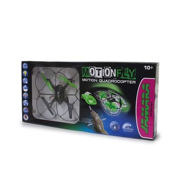 Fjernstyrt Drone MotionFly G-Sensor Compass Turbo Flip 2,4 GHz Styring Sort/Grøn