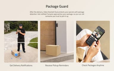Eufy 2K Dual Cam Video smart ringeklokke + Eufy Security Home Base 2