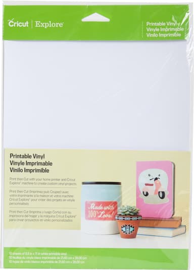 Cricut Printable vinyl 21,5 x 28 cm 10-pk.