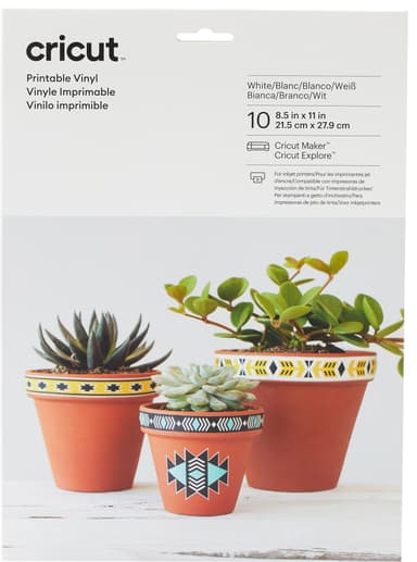 Cricut Printable vinyl 21,5 x 28 cm 10-pk.