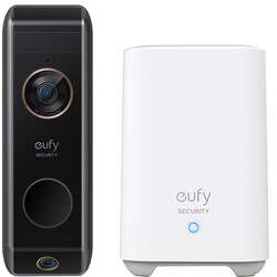 Eufy 2K Dual Cam Video smart ringeklokke + Eufy Security Home Base 2