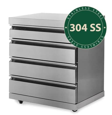 Myoutdoorkitchen - Modul med 4 skuffer