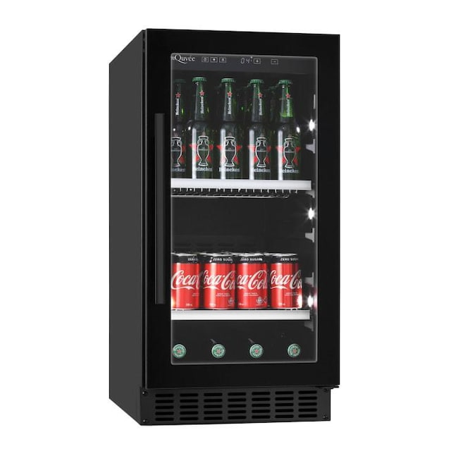 Innbyggbart ølskap / drikkekjøler rustfri - BeerServer 40 Anthracite Black