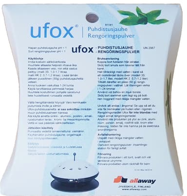 Ufox rengjøringspulver 81141 (2 x 50 g pk.)