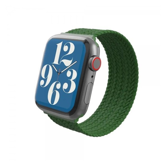 Gear4 Apple Watch 38/40/41mm Armbånd Braided Watch Band Large Forest Green