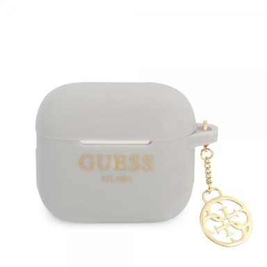 Guess AirPods 3 Deksel Classic Logo 4G Charm Lilla