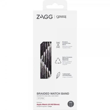 Gear4 Apple Watch 38/40/41mm Armbånd Braided Watch Band Large Storm