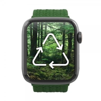 Gear4 Apple Watch 38/40/41mm Armbånd Braided Watch Band Medium Forest Green