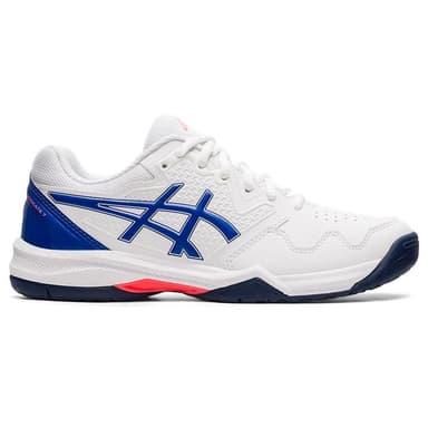 Asics Gel Dedicate 7 White/Lapis Lazuli Blue, Padel sko dame