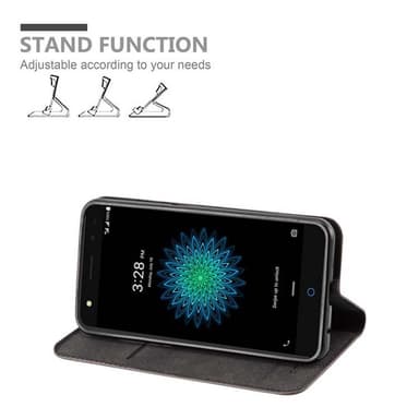 ZTE Blade V7 LITE lommebokdeksel case (brun)