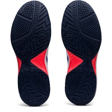 Asics Gel Dedicate 7 White/Lapis Lazuli Blue, Padel sko dame