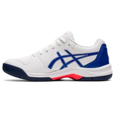 Asics Gel Dedicate 7 White/Lapis Lazuli Blue, Padel sko dame