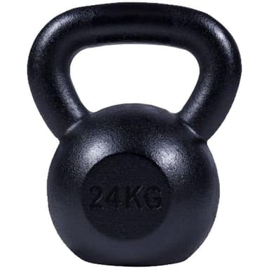 Gorilla Sports Kettlebell Massive Black 24 kg
