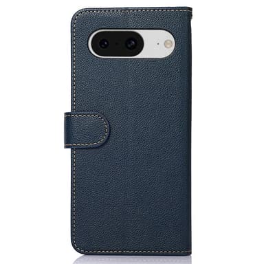 KHAZNEH Lommebok-deksel til Google Pixel 8 - Blå/Brun