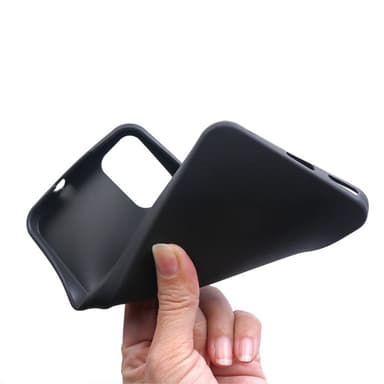 Slim-Fit TPU Telefondeksel til Nokia C32 - Svart