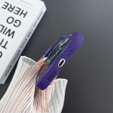 TPU Telefondeksel til iPhone 15 Case Cat - Svart