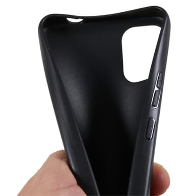 Slim-Fit TPU Telefondeksel til Nokia C12 - Svart