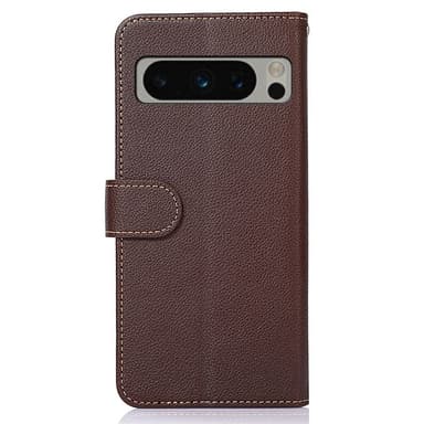 KHAZNEH Lommebok-deksel til Google Pixel 8 Pro - Brun/Blå