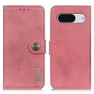 KHAZNEH Google Pixel 8 Lommebok-deksel - Rosa