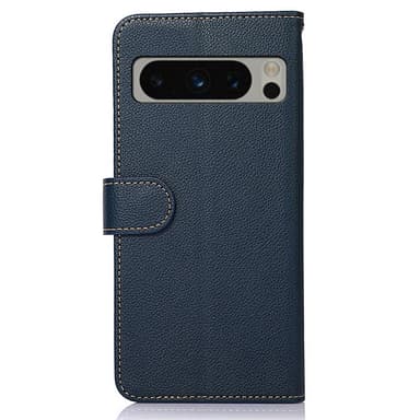 KHAZNEH Lommebok-deksel til Google Pixel 8 Pro - Blå/Brun