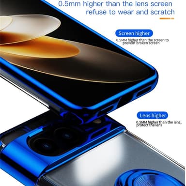Til Pixel 8 Pro-deksel Fingerring TPU