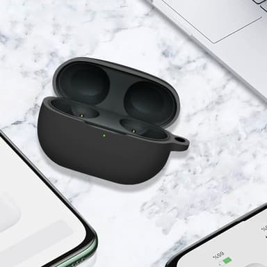 Bluetooth-øreplugger ripebestandig deksel til Sony WF-1000XM5 Sort
