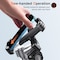 INF Sammenleggbart styretelefonfeste 360° rotasjon Passer for sykkelmotorsykkel Sort