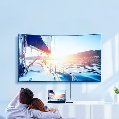 HDMI-kabel DP-HDMI 4K 30Hz Sort 300 x 0.4 cm 2