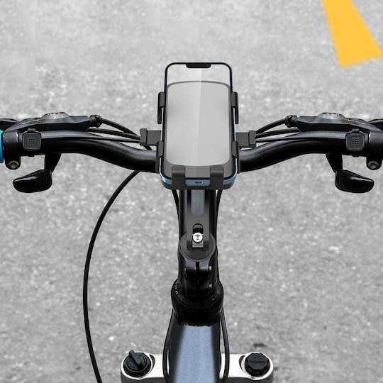 INF Universelt styretelefonfeste Passer til sykkelmotorsykkel Sort