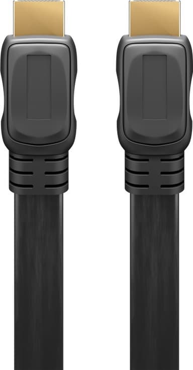 Goobay Høyhastighets HDMI™-slank kabel med Ethernet